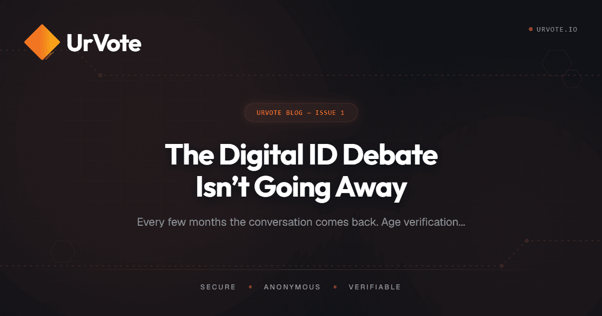 The Digital ID Debate Isn’t Going Away