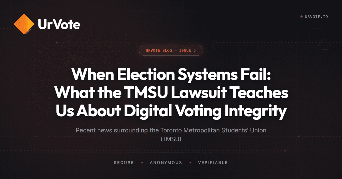 When Election Systems Fail: What the TMSU Lawsuit Teaches Us About Digital Voting Integrity