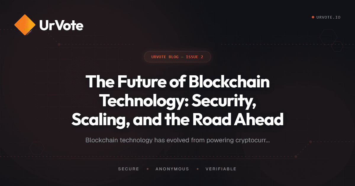 The Future of Blockchain Technology: Security, Scaling, and the Road Ahead